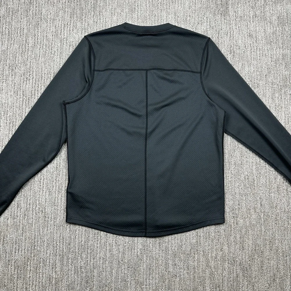 North Face Flash Dry Baselayer Shirt Men's M Black Long Sleeve